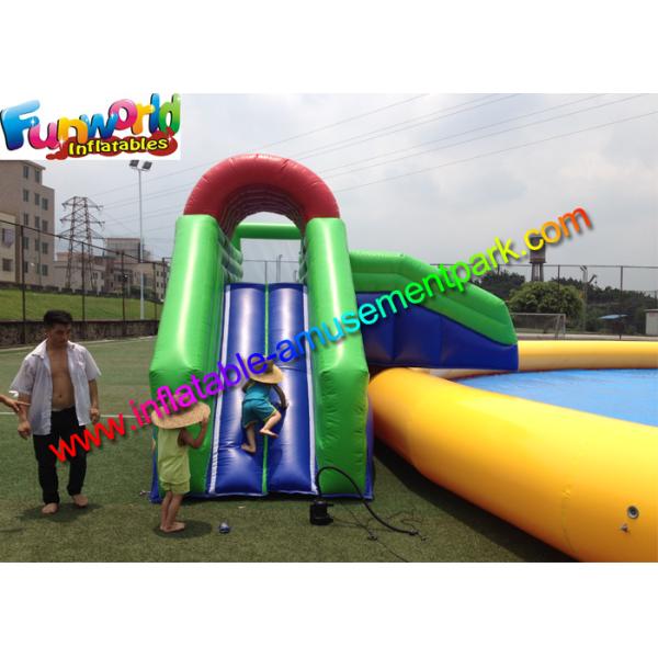 CE 0.9mm Pvc Tarpualin Inflatable Water Toys / Inflatable Aqua Sport For Funny