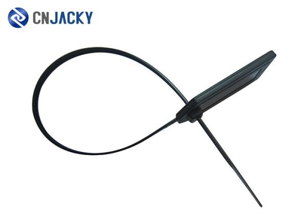 Self - Locking Rfid Cable Ties Zip Tag Seal Cable Tie ABS Nylon Material