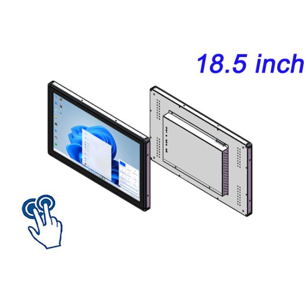 Embedded 18.5 Inch Industrial Tablet Open Frame Touch Screen Monitor Support Windows OS