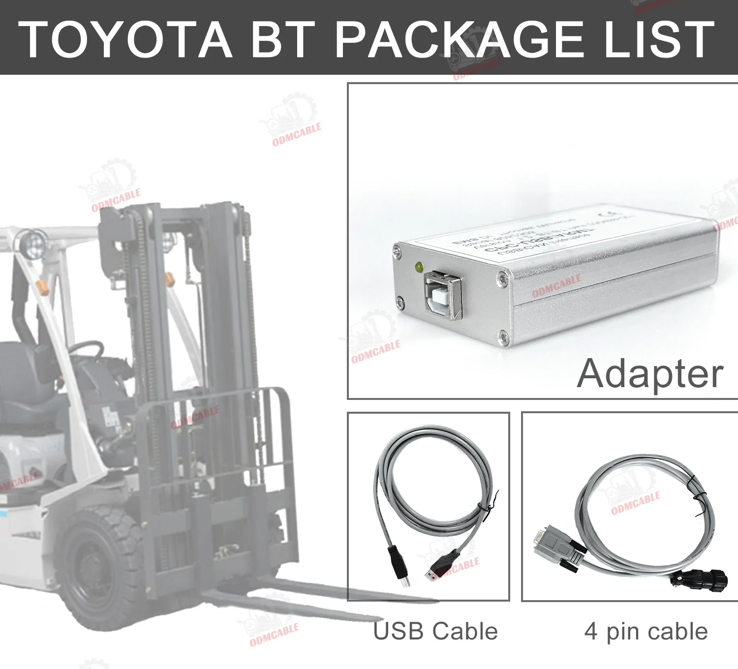 Для Toyota Bt Truckcom Авто сканер USB может интерфейс Cpc-Usb Arm7 Диагностический инструмент для Toyota Truck вилочный погрузчик