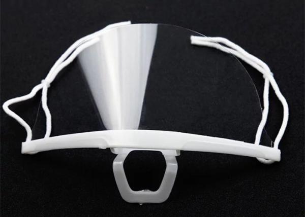 Anti Virus Clear Plastic Mask For Food Anti Fog Mouth Face Shield Visor Face Mask Faceshields For Restaurant
