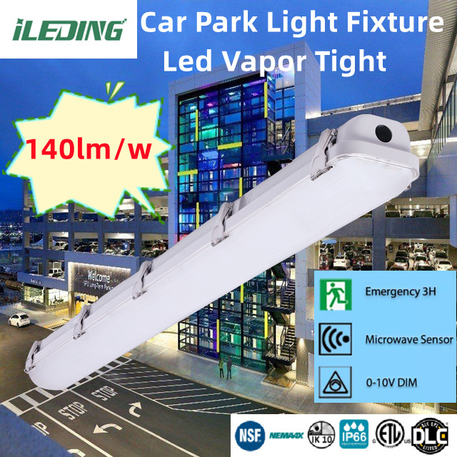 IP66 IK10 Rated LED Light Fixture for Warehouse/Commercial and Vapor Tight Design