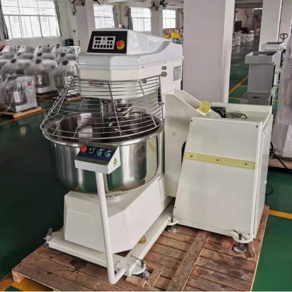 Головы оборудования пищевой промышленности коммерчески вверх по спиральные скорости смесителя теста 2 смешивая наклоняя ведро