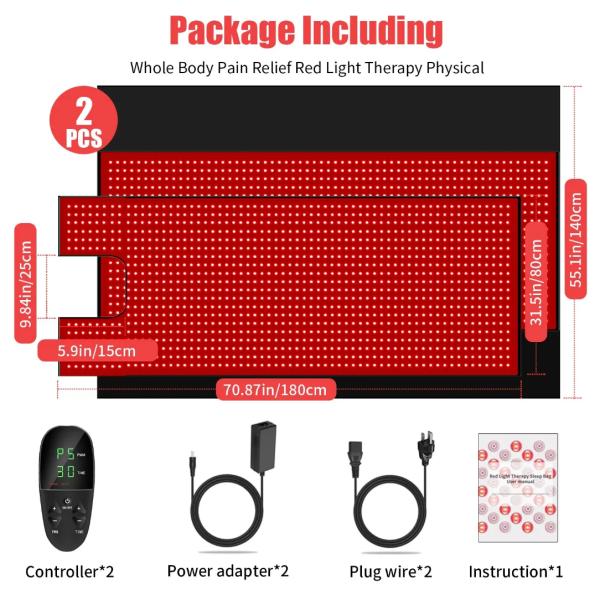Full Body Red Light Therapy Device 660nm 850nm Red Light Sleeping Bag For Muscle Recovery