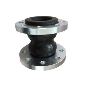 Custom Dn150 Jis Galvanized Carbon Steel Epdm Connector Double Arch Expansion Joint Flanged