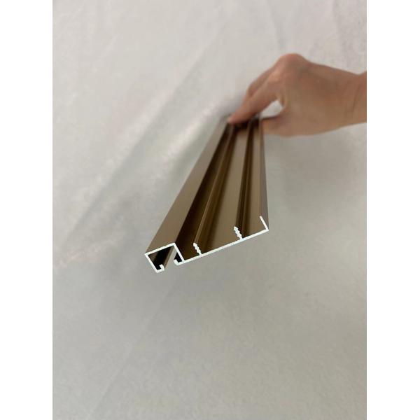Brushed Surface LED Baseboard Wall Skirting Board for Modern Design Style Floor Trim