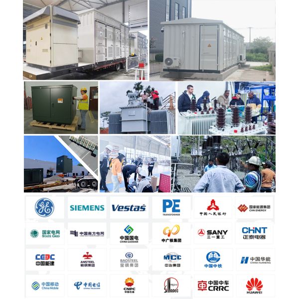Prefabricated Compact Transformer Substation 35kV 0.69 1.1 kV 6300 kVA High Efficiency Battery Storage Powerhouse System