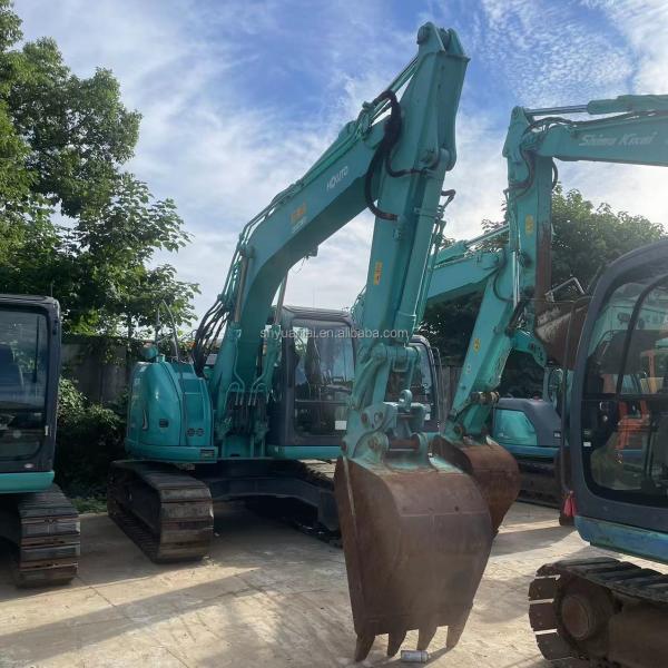 Machines de creusement d'occasion Original cylindre hydraulique Kobelco Excavator SK125