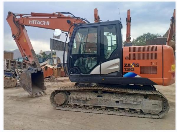 HITACHI ZX130 Mini excavadora usada de Hitachi 0,52m3 Capacidad 13100Kg para el transporte