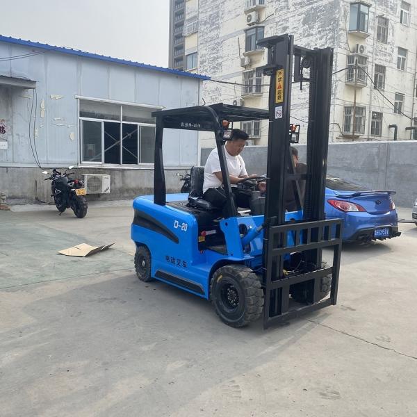 Compact Electric Forklift with 2.5m Turning Radius 1.2m Fork Length and Advanced Safety warehouse electric Features