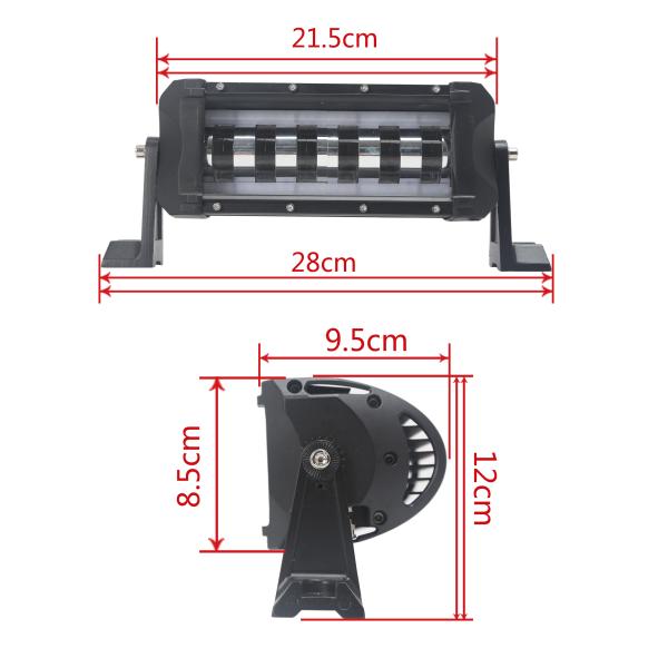 K Style 30W 6pcs 5W CREE LED LIGHT BAR 6000K 10-30V With Color Halo rings White,Blue,Red,Green,amber,Spot Beam