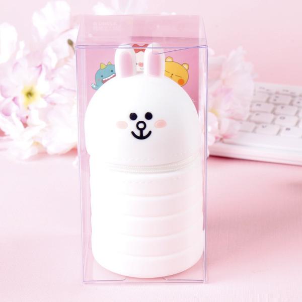 Silicone Animal Design Capacity Washable Pencil Case Stationery Set for Kids in Style