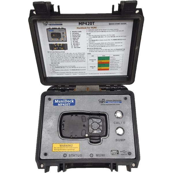 Zetron MUNI MP420 Portable Multi Gas Detector Compact Diffusion Type For Industrial Hygiene