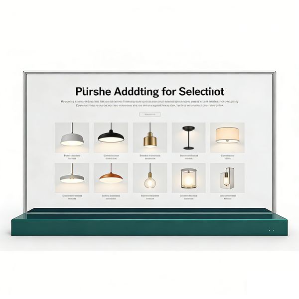 30 Inch Ultra-Thin Transparent OLED Touch Screen Display for Smart Digital Signage and Interactive Commercial Use