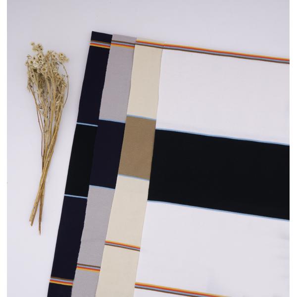 Tissu tricoté rayé résistant à l'usure et absorbant l'humidité