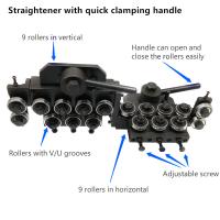3mm 18 Rollers Steel Electrical  Industrial Wire Straightener