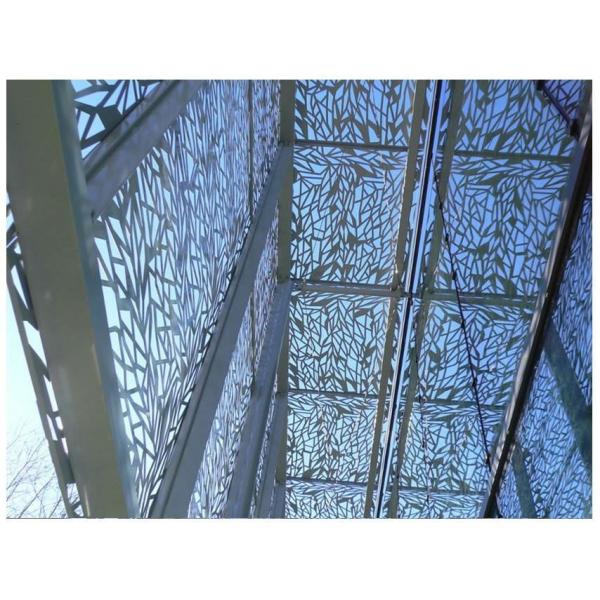 3mm Thickness Aluminum Cladding Panel  Outdoor Pvdf Curved  Silver Color