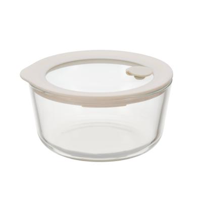 Vented Glass Lid Container With PP Frame 236ml 472ml 944ml 1652ml