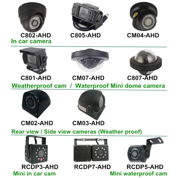 Security Cycle Recording 1080P Car DVR with 2TB Data Storage Observation