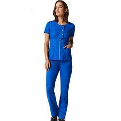factory custom logo strech solid color made in china cheap design hospital scrubs uniforms sets fashionable