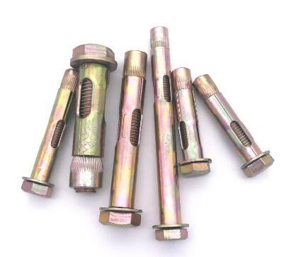 M6 M8 M10 Hex Head Bolt Carbon Steel Zinc Plated Expansion Anchor Bolt