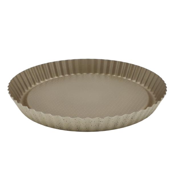 Durable Aluminum Alloy Pie Pan Round Cake Pans For Le Creuset Pie Dish