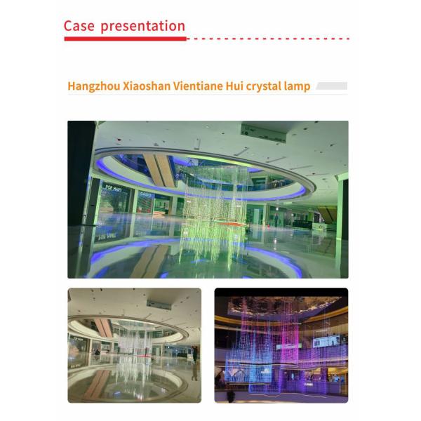 35 Большая бриллиантовая кристаллическая лампа Интернет Знаменитость Тюбный Художественный музей Освещение