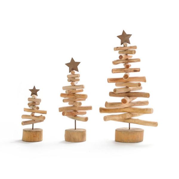 Custom Printing Artificial Xmas Trees Mini Wooden Decoration for Home Decor Christmas Tree