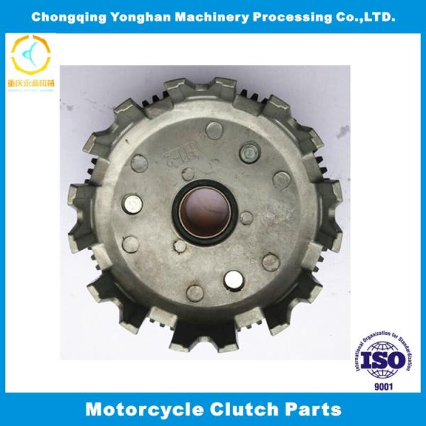 Motorcycle Primary Clutch Assembly, Scooters Clutch Housing Cover For JY110
