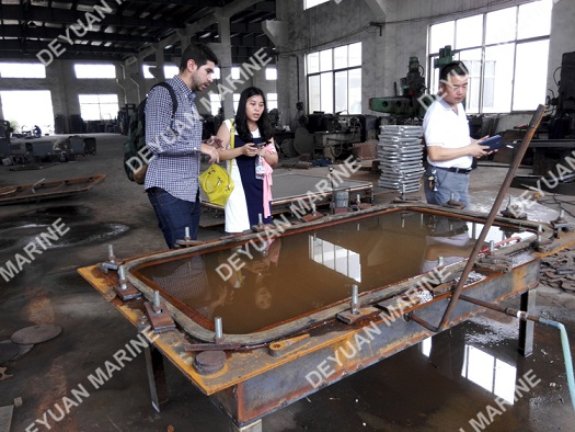 Aluminum Marine Manhole Covers Single Leaf  Watertight Door