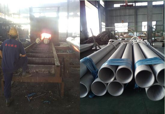 Pickled Round Seamless Big Wall Steel Pipe / Marine Stainless Steel Tubing 304L