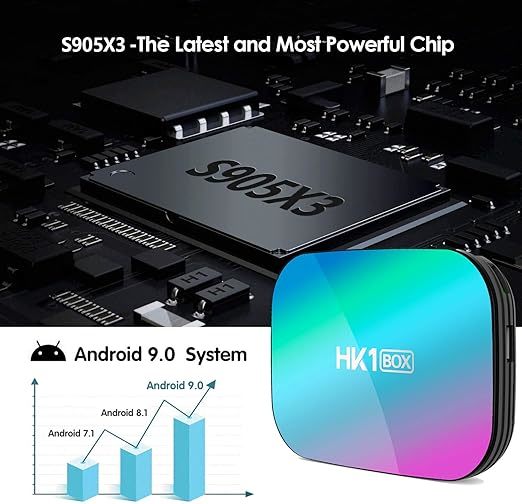 S905x3 Hk1 Box Android 9.0 Tv Box 8k Ultra Hd Dual Wifi Smart Streaming Media Player