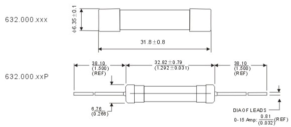 Fast Acting Cartridge Type Ceramic Tube Fuse 6x32mm 3AB 300V 500V 600V 660V 1000V 10A
