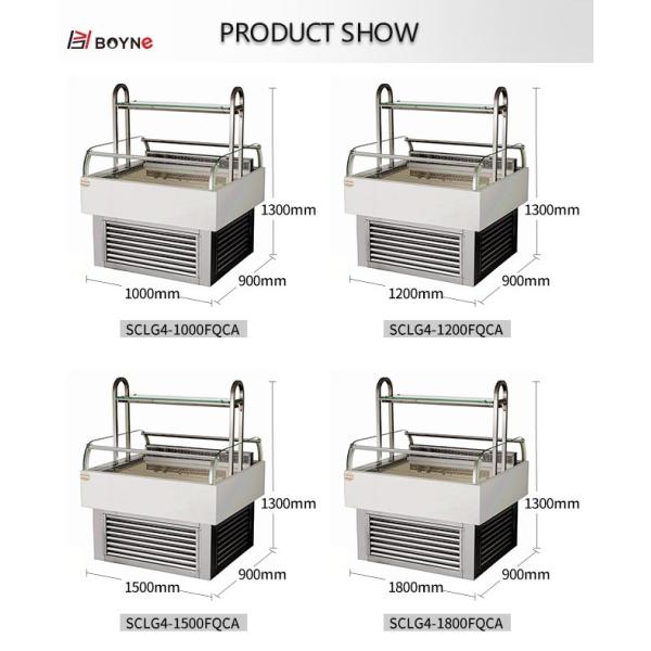 Район Refridge супермаркета витринного шкафа торта компрессора Danfoss печь