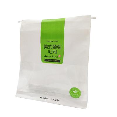 Side Seal Gusset Kraft Paper Bread Bags PET Bread Bakery Bags