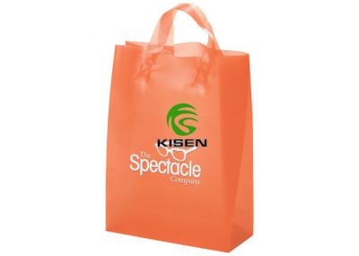 Shopping Hdpe / PE Plastic Bag With Handle Colorful OEM Design Printing Logo