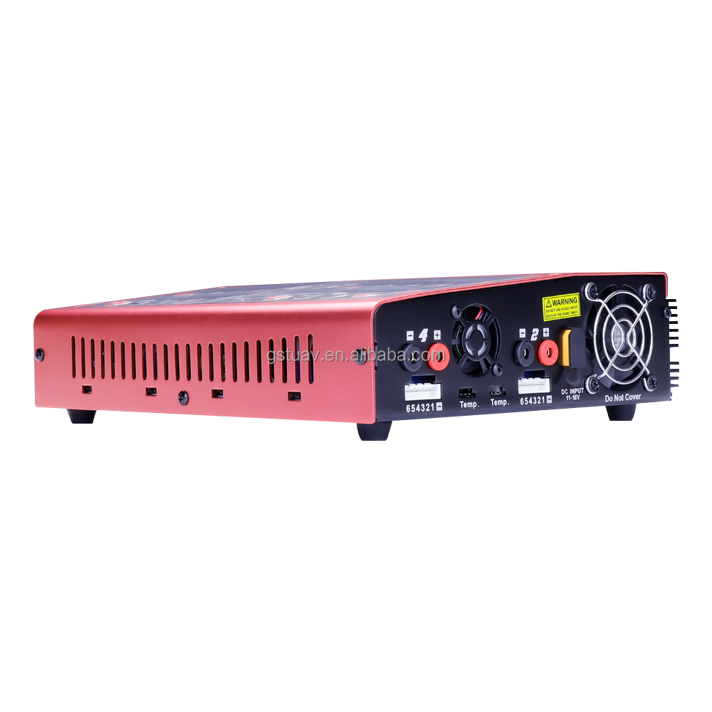 EV-PEAK  CQ3 100W X 4 RC Multi-Functions 4 Channel Smart Intellgents Balance Charger for Lipo LIHV LiFe NiMH NiCd Pd Battery UAV