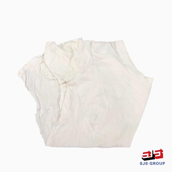 panos de limpeza brancos do algodão de 100kg/Bale 35cm
