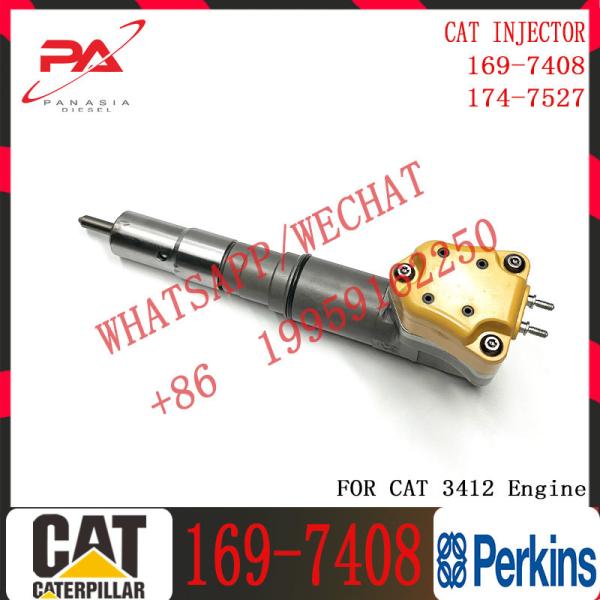 Common rail diesel fuel injector 169-7408 20R-4148 174-7527 20R-0760 173-9272 232-1173 For Caterpillar 3412 Engine