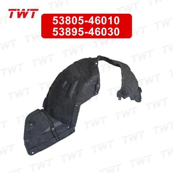 Twt 53805-46010 53895-46030 Frente izquierdo derecho Fender Liner Rueda Bien Cobertura Escudo de salpicaduras para Toyota Lexus Rz450E 2023- Xebm15