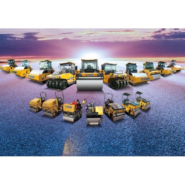 Road Vibratory Roller 22 Ton Mechanical Single Drum XS223J Shangchai Engine 136Kw