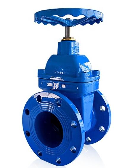 jis bs din f4  f5 Pn16 Ductile Iron Dn600 Sluice Valve Resilient Seat Gate Valves