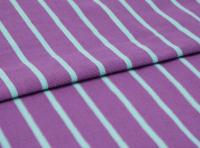 Natural Pure Cotton Skin-Friendly Fashionable Striped Knit Fabric For T-Shirt