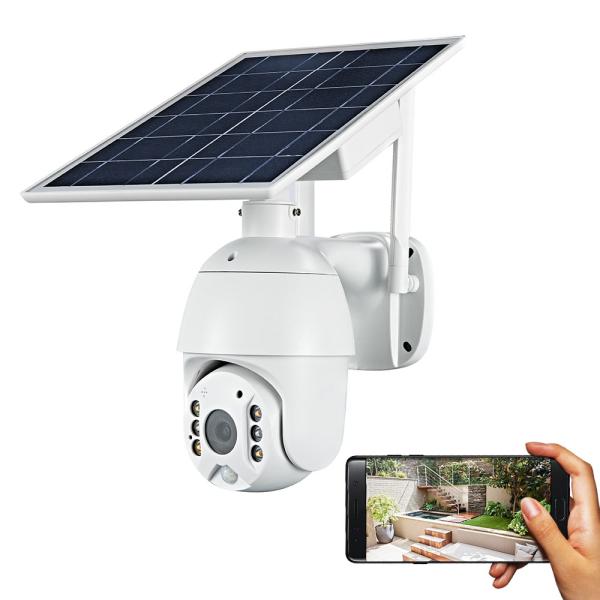 12000mah Waterproof Wifi 4g Solar Outdoor PTZ Security Camera