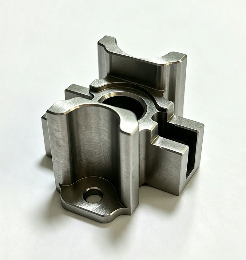 Custom CNC Machined 6061-T6 Aluminum Locating Block with High-Precision CNC Milling for Customizable Slots and Holes