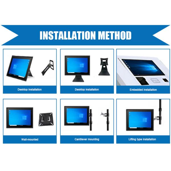 Prenda impermeable industrial de aluminio 1920×1080 del monitor de la pantalla táctil de 13 pulgadas