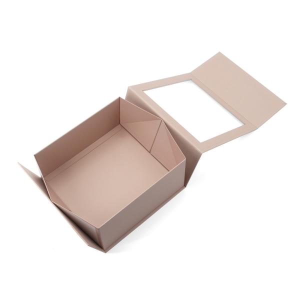 Custom Luxury Gift Packaging Cardboard Box With Clear Window Artwork Printing Manufacturer