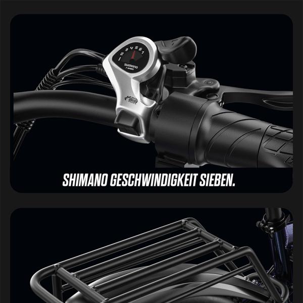 48V Voltage Electric Bicycles EU and US Warehouse 17.5A Battery Capacity Off-Road Design