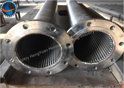 Limpeza fácil resistente de Johnson Wedge Wire Screens Abrasion da filtragem da água
