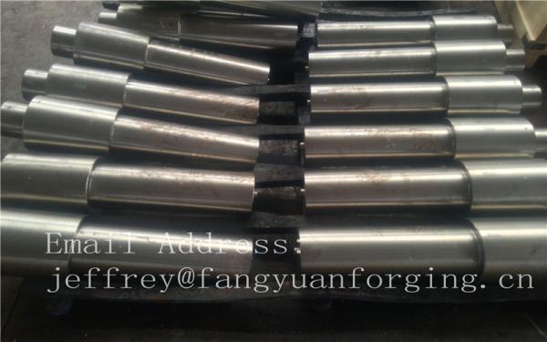 4140 34CrNiMo6 4340 Alloy Steel Metal Forgings Shaft Blank Rough Machined For Wind Power Industry